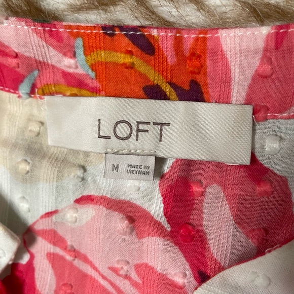 Loft Bouquet Ruffle Shell - Picture 8 of 9